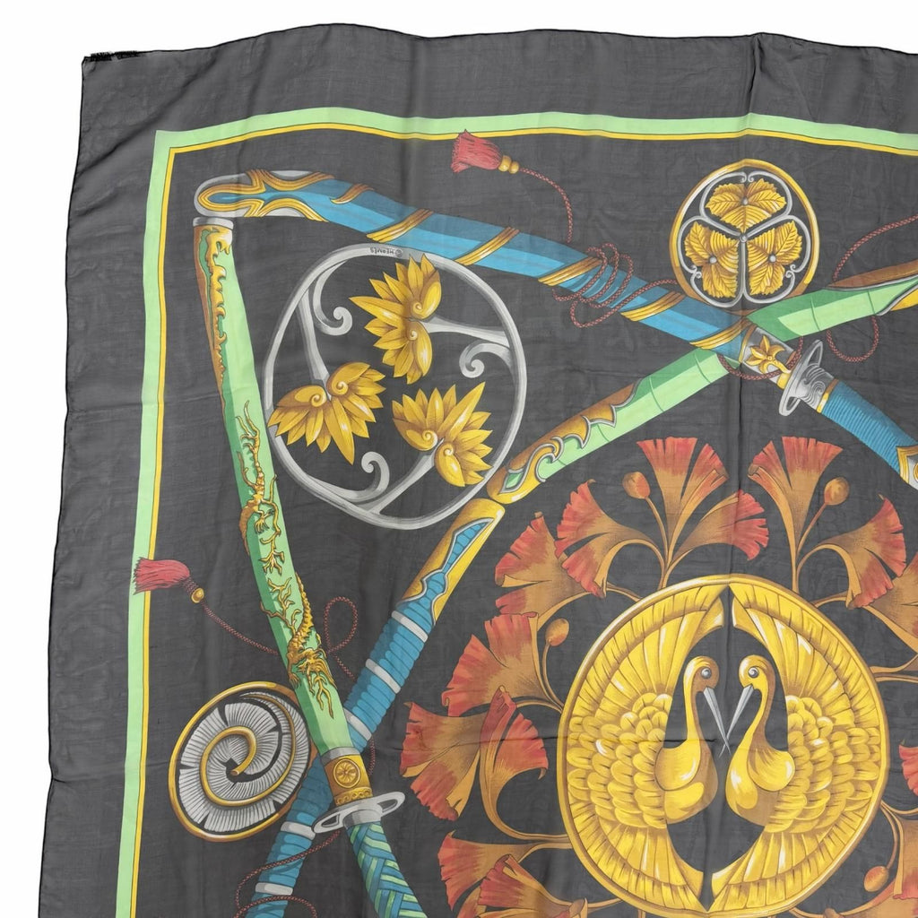 Hermes Carre Geant 140 Daimyo Princes du Soleil Levant Prince of the Land of — view 3