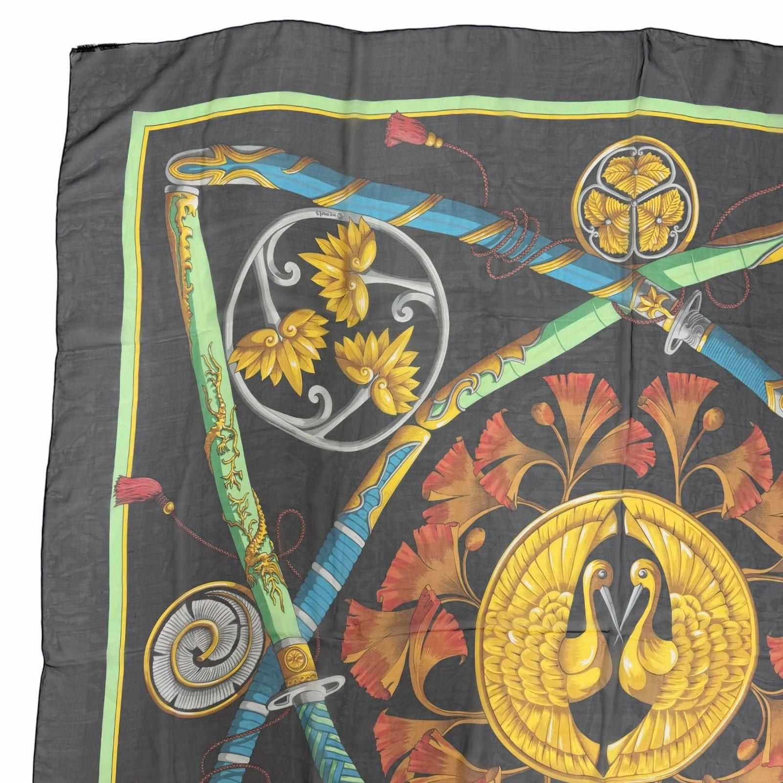Hermes Carre Geant 140 Daimyo Princes du Soleil Levant Prince of the Land of — view 3
