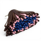 Hermes Carmen Blue France Maubusile Vest Agno Milo Tricolor Bag Charm — view 4
