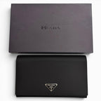 Prada Tessuto Nylon Wallet Bifold Nero Black — view 2