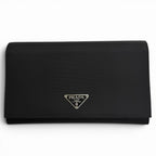 Prada Tessuto Nylon Wallet Bifold Nero Black