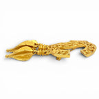 Chanel Vintage CC Logo Brooch with Fringe Gold — view 3