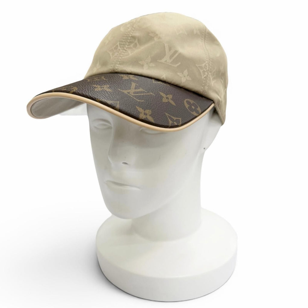 Louis Vuitton Cap My Essential Monogram Canvas Silk Mixed Cap