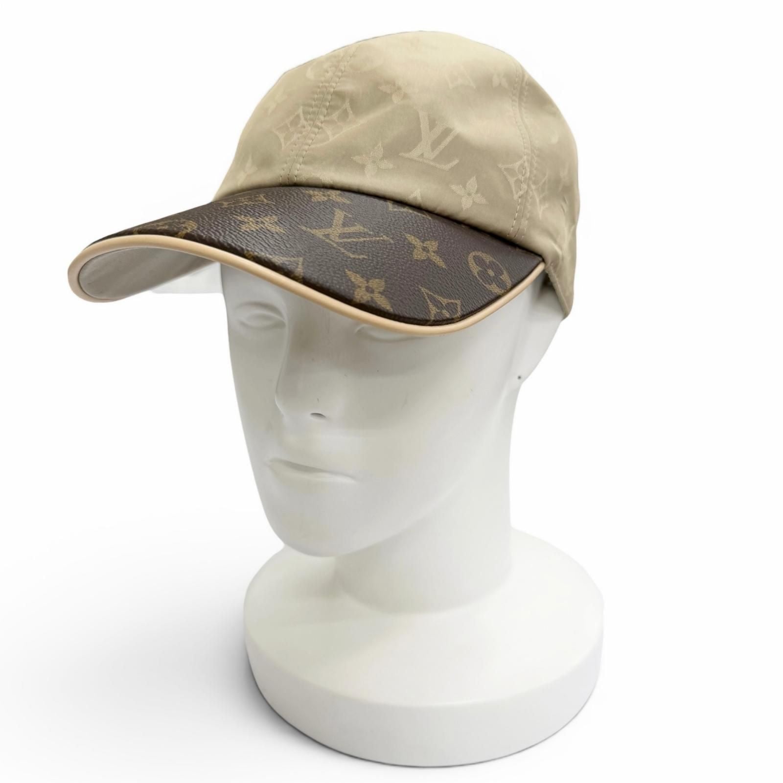 Louis Vuitton Cap My Essential Monogram Canvas Silk Mixed Cap
