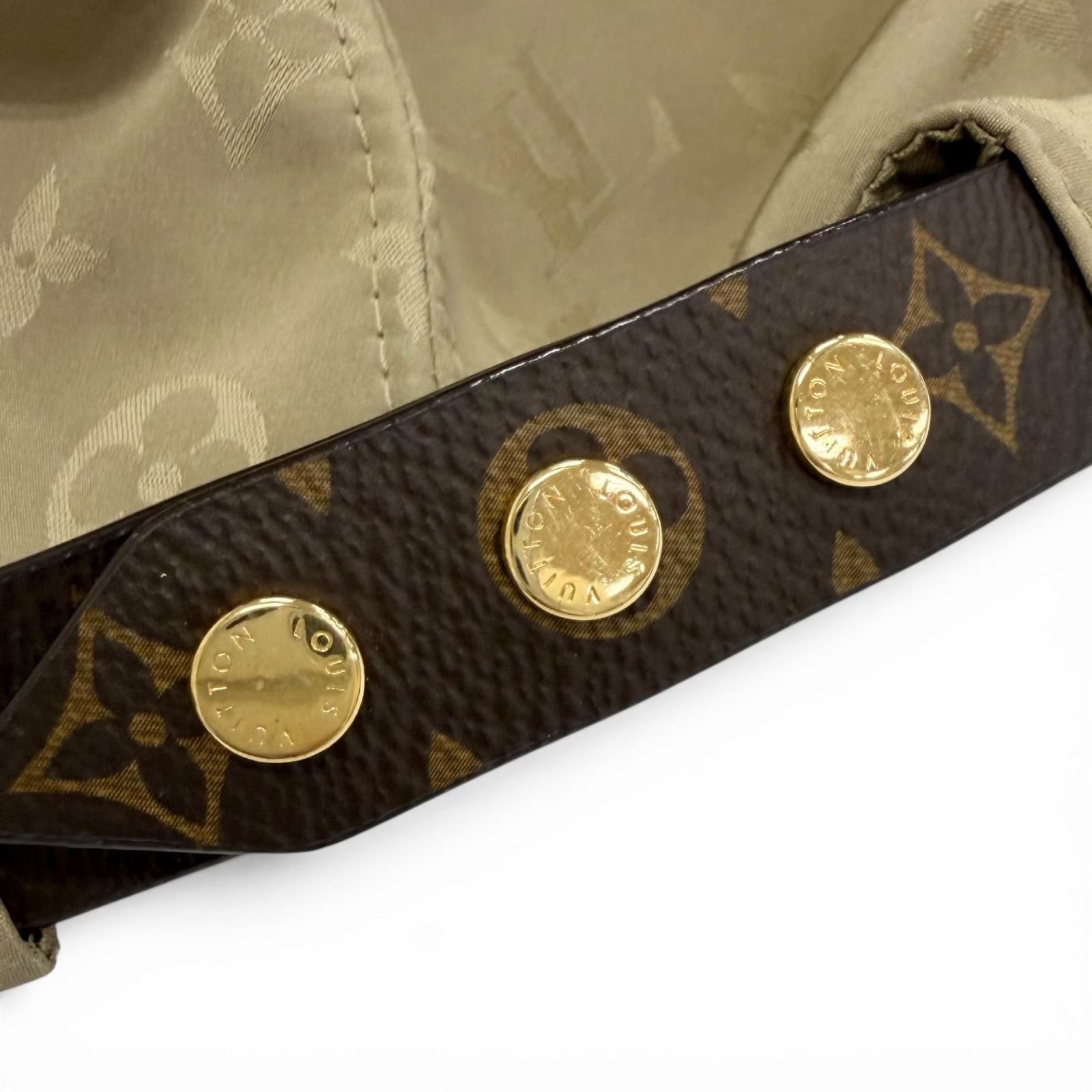 Louis Vuitton Cap My Essential Monogram Canvas Silk Mixed Cap — view 7