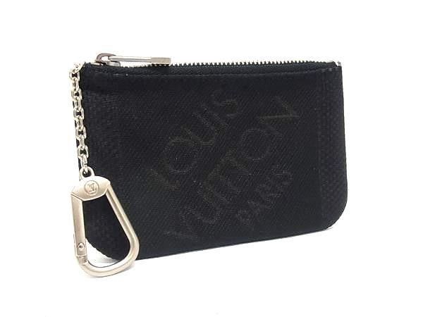 Louis Vuitton Coin Case Pochette Cles Cult Noir Damier Jean Silver
