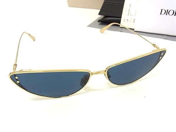 Dior Sunglasses Miss Gold Clear Blue Metal Eyewear