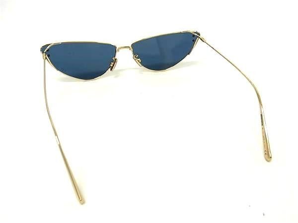 Dior Sunglasses Miss Gold Clear Blue Metal Eyewear — view 2