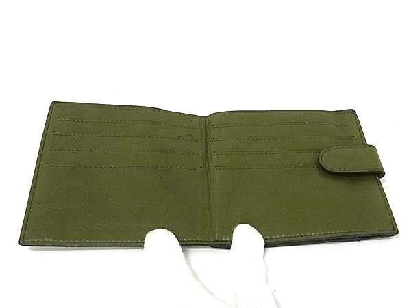 Bottega Veneta Bifold Wallet Intrecciato Khaki Leather Hook — view 3