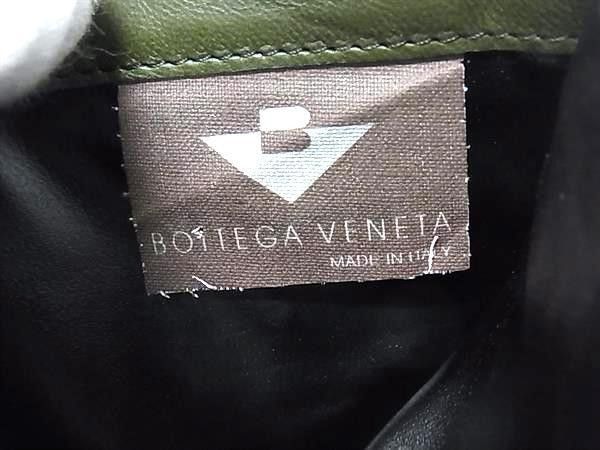 Bottega Veneta Bifold Wallet Intrecciato Khaki Leather Hook — view 6