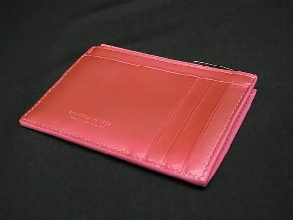 Bottega Veneta Fragment Case Cassette Zip Card Pink Patent Leather Coin — view 2