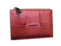 Bottega Veneta Fragment Case Cassette Zip Card Pink Patent Leather Coin