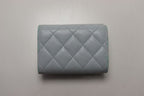 Chanel Quilted Caviar Leather GD Trifold Wallet — view 2