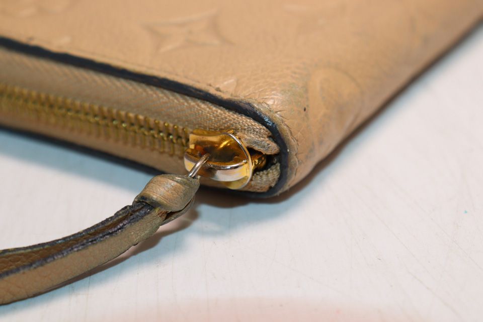 Louis Vuitton Monogram Empreinte Portefeuille Clemence Leather Zip Around Wallet — view 4