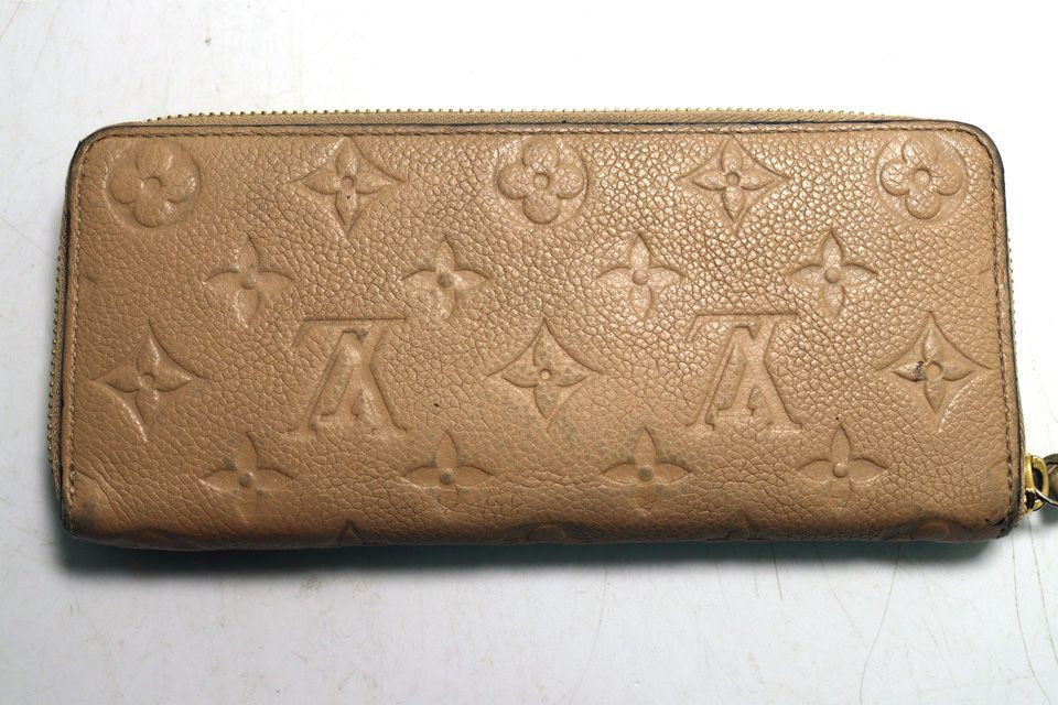 Louis Vuitton Monogram Empreinte Portefeuille Clemence Leather Zip Around Wallet — view 2