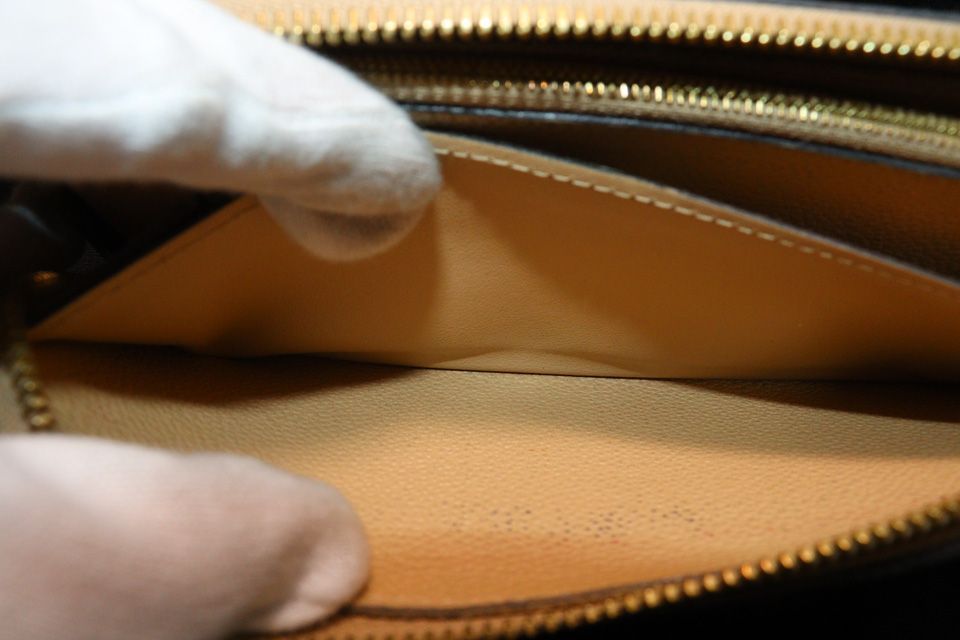 Louis Vuitton Monogram Empreinte Portefeuille Clemence Leather Zip Around Wallet — view 6