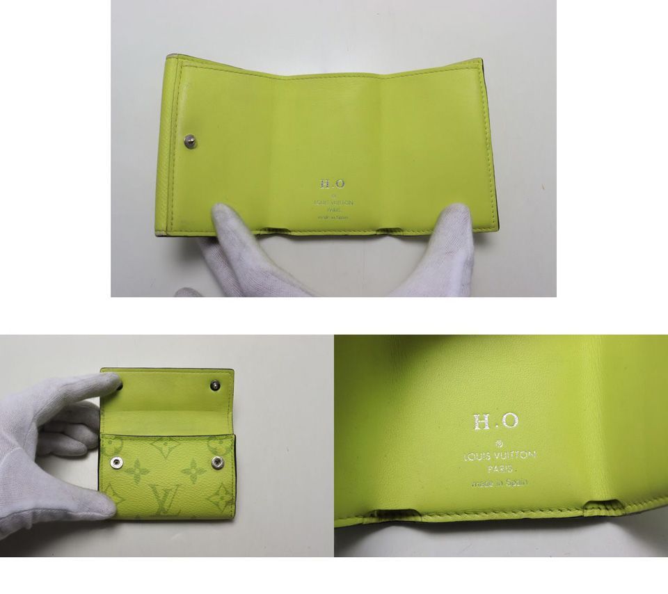 Louis Vuitton Taigarama Discovery Compact Leather Trifold Wallet — view 4