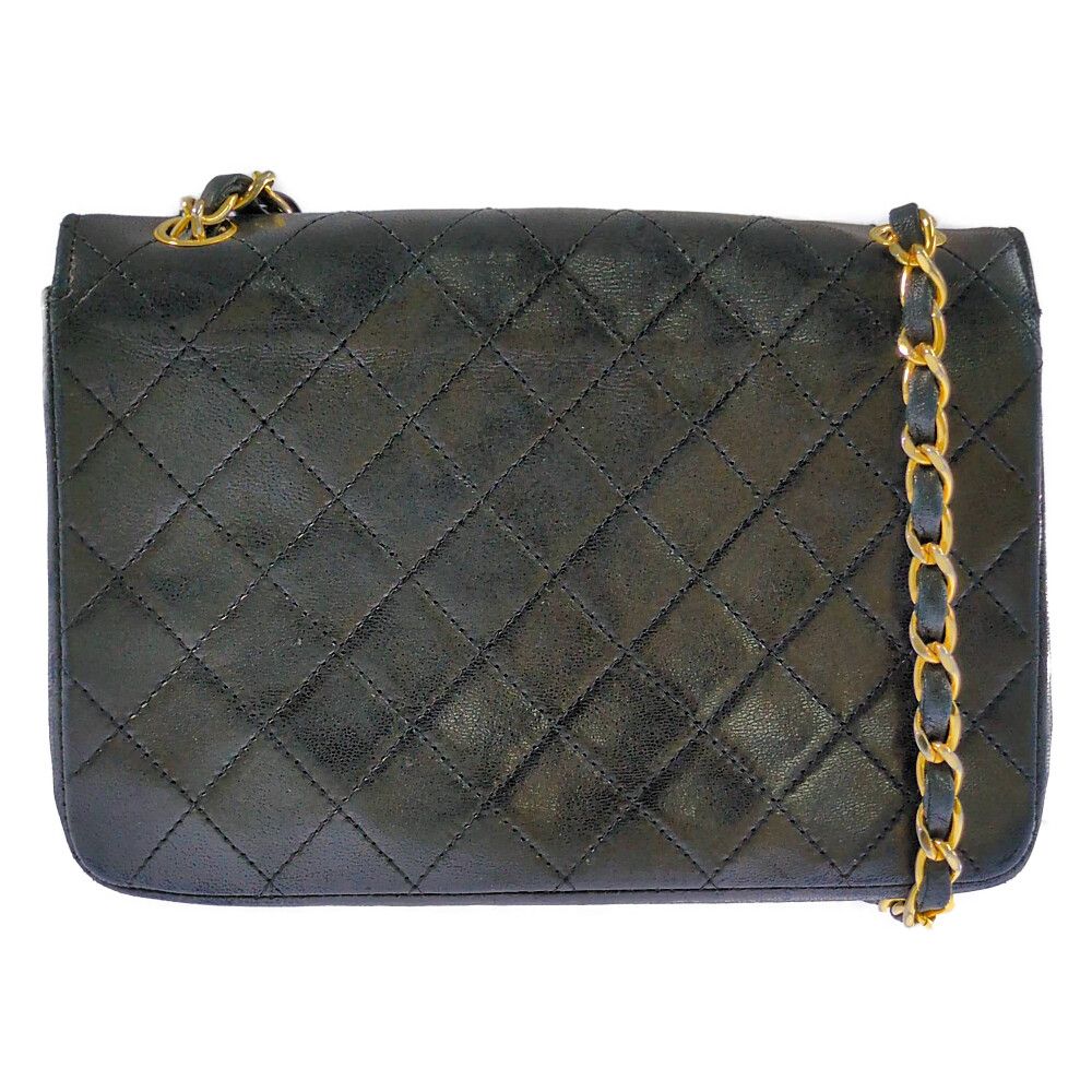 Chanel Quilted 19 Chain Shoulder Bag Black — view 3