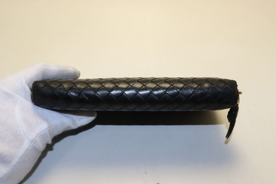 Bottega Veneta Intrecciato Leather Zip Around Wallet — view 3