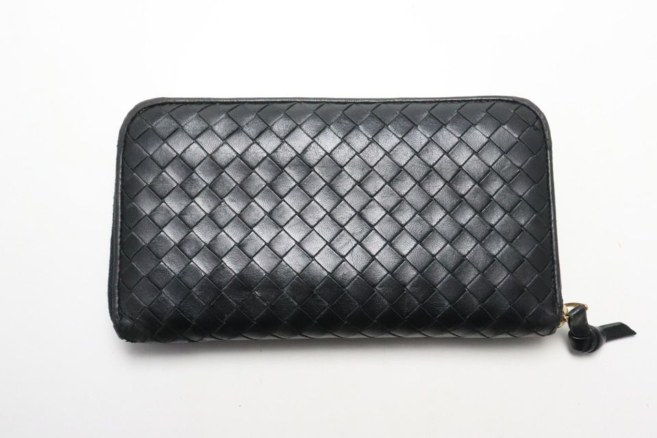 Bottega Veneta Intrecciato Leather Zip Around Wallet — view 2