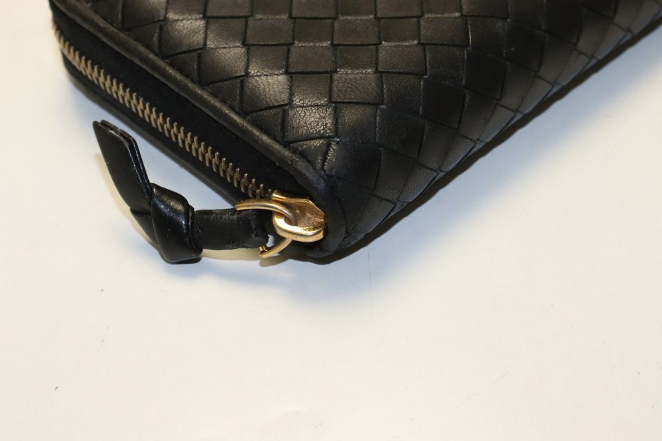 Bottega Veneta Intrecciato Leather Zip Around Wallet — view 4