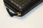 Bottega Veneta Intrecciato Leather Zip Around Wallet — view 4
