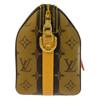 Louis Vuitton Monogram Strap City Keepall LV 2-Way Handbag Brown — view 2
