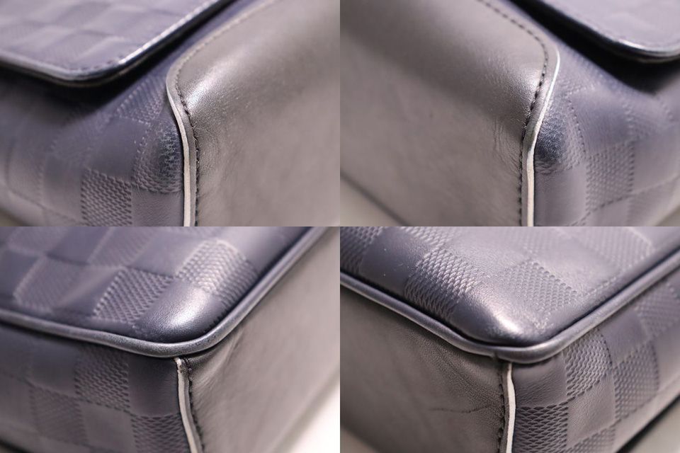 Louis Vuitton Damier Infini District PM Leather Shoulder — view 4