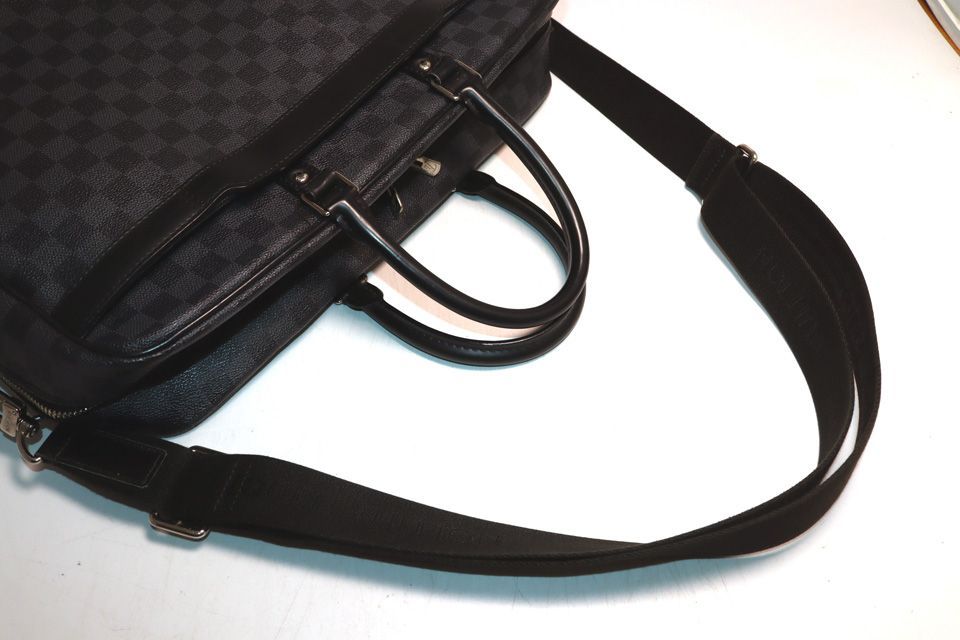 Louis Vuitton Damier Graphite Pdvgm Porte Documents Voyage Leather 2-Way — view 5