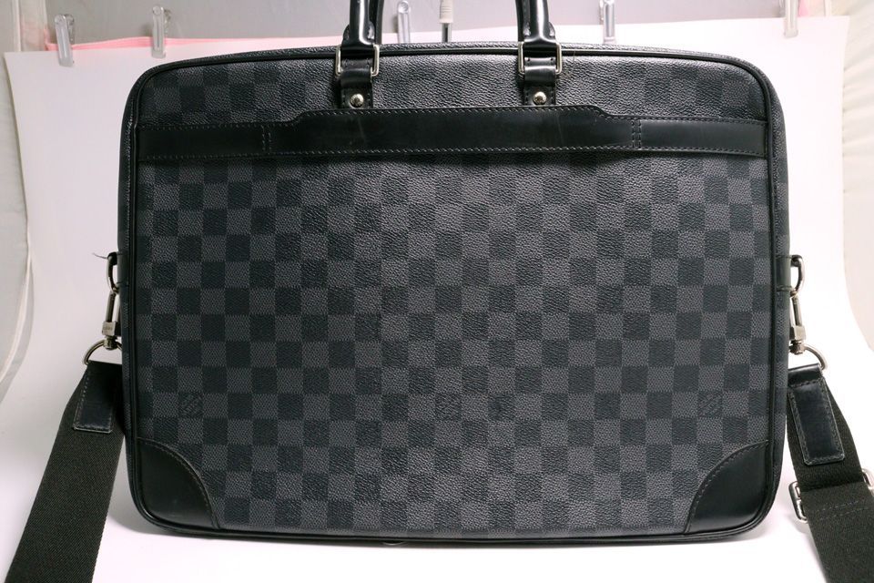 Louis Vuitton Damier Graphite Pdvgm Porte Documents Voyage Leather 2-Way — view 2