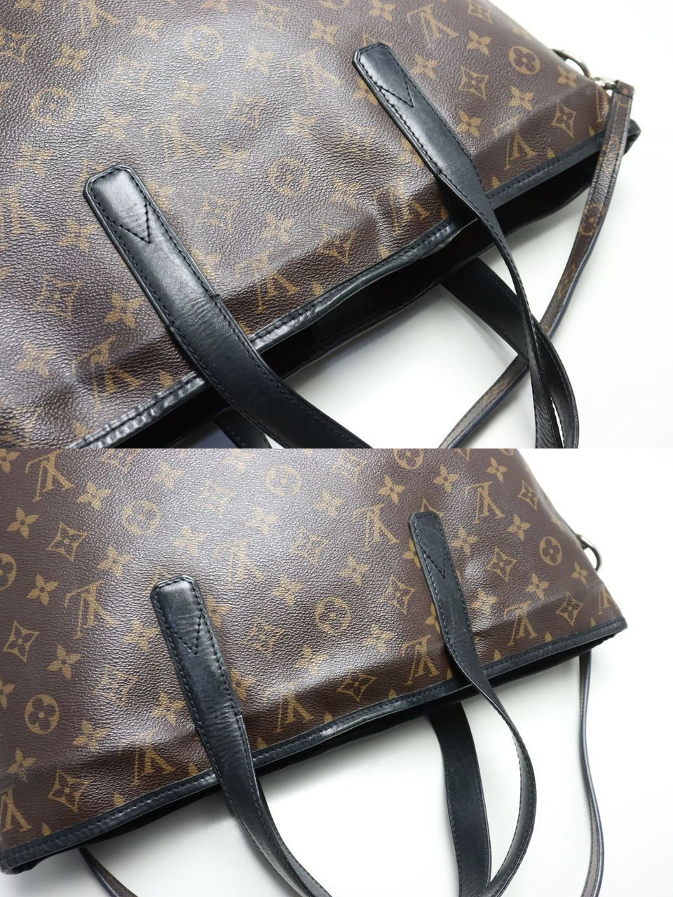 Louis Vuitton Monogram Macassar Davis Leather 2-Way Tote — view 7