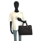 Gucci Brown GG Canvas Leather Tote — view 7