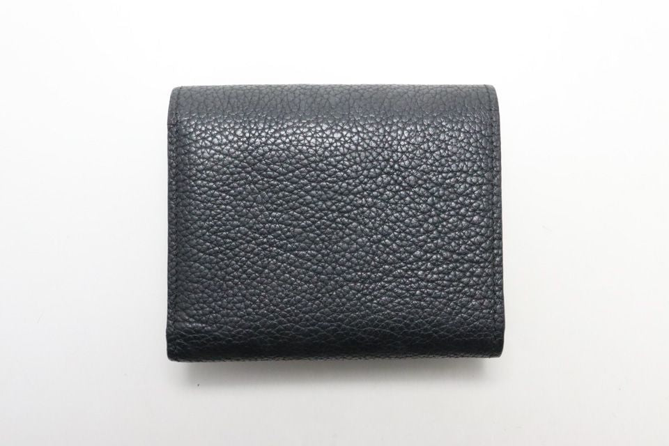 Louis Vuitton Monogram Taurillon Portefeuille Double Compact Leather Trifold — view 2