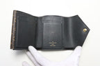 Louis Vuitton Monogram Taurillon Portefeuille Double Compact Leather Trifold — view 4