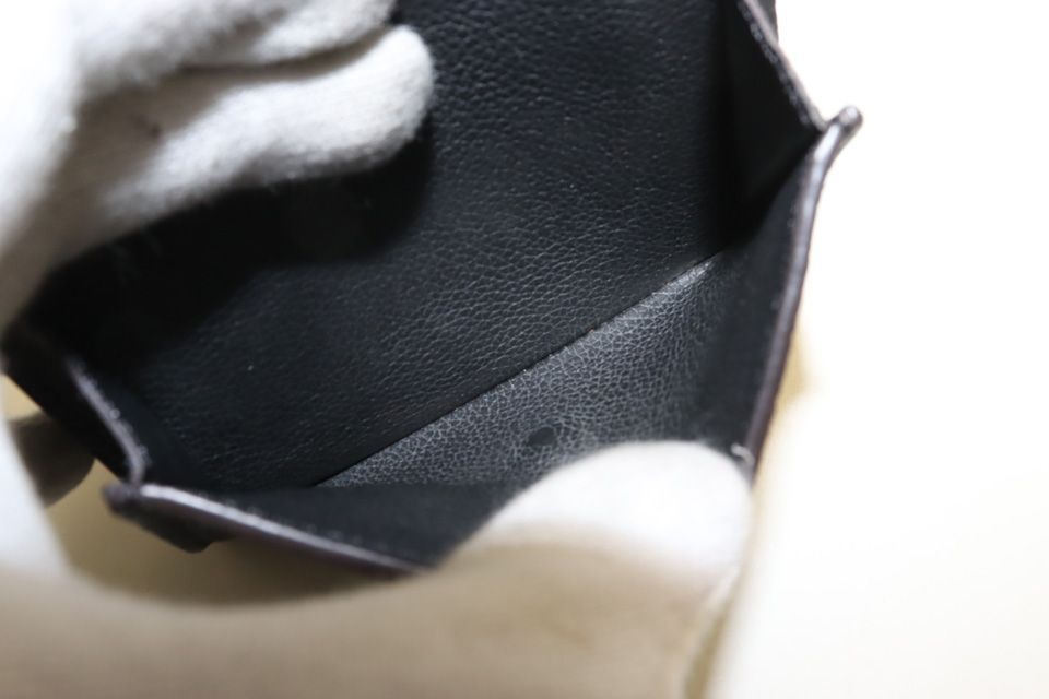 Louis Vuitton Monogram Taurillon Portefeuille Double Compact Leather Trifold — view 7