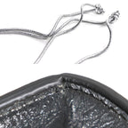 Bottega Veneta Maxi Intrecciato Cassette Small Shoulder Bag Silver — view 5