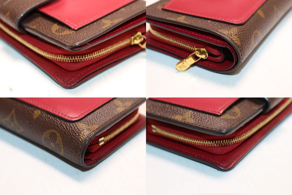 Louis Vuitton Monogram Portefeuille Juliette Leather Bifold Wallet — view 9