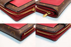 Louis Vuitton Monogram Portefeuille Juliette Leather Bifold Wallet — view 9