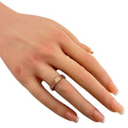 Gucci Icon Star Ring 18k Gold Pink Saffiano — view 2