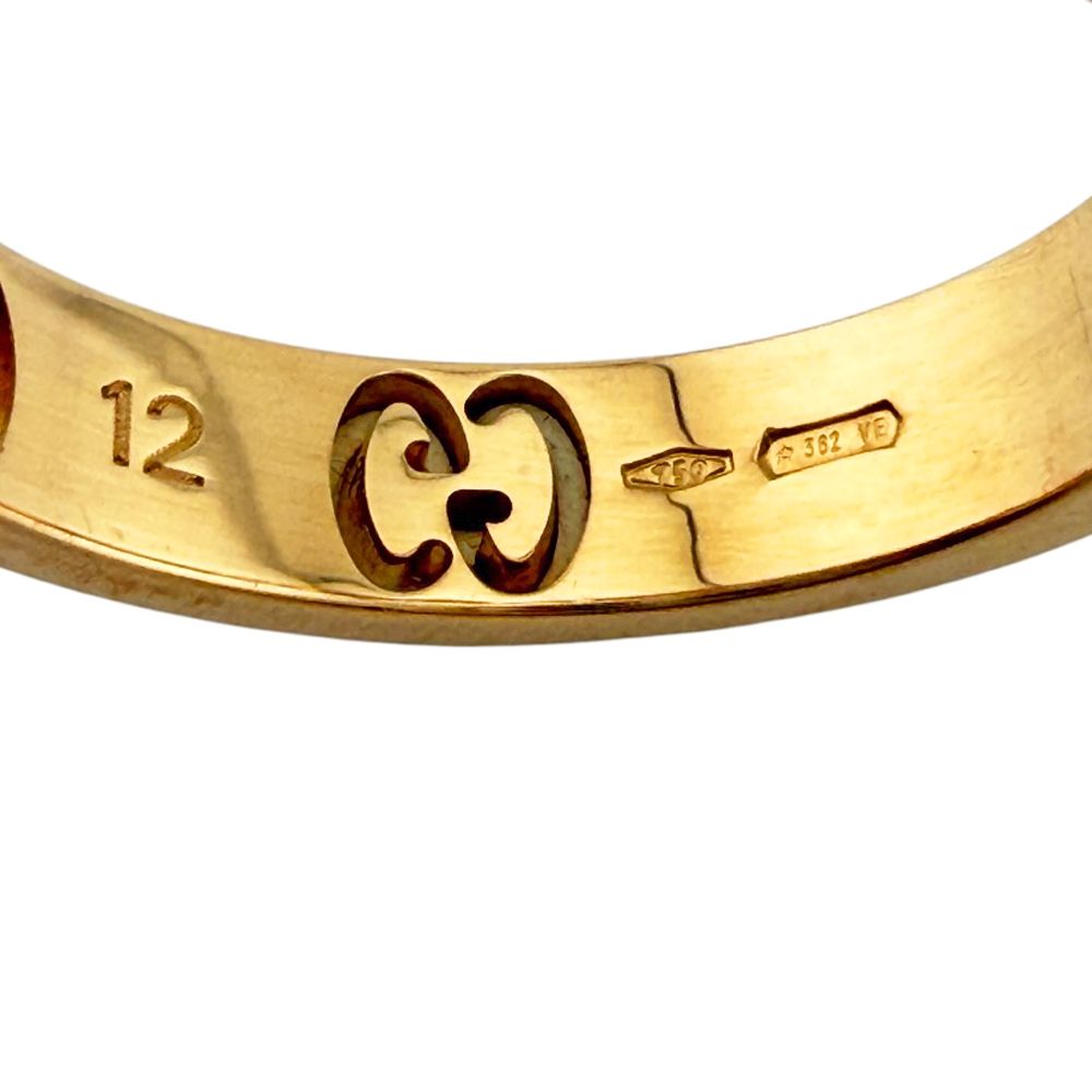 Gucci Icon Star Ring 18k Gold Pink Saffiano — view 7
