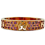Gucci Icon Star Ring 18k Gold Pink Saffiano — view 4