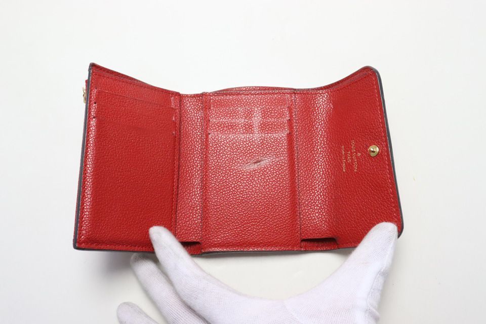 Louis Vuitton Monogram Empreinte Portefeuille Pont Neuf Leather Trifold Wallet — view 4