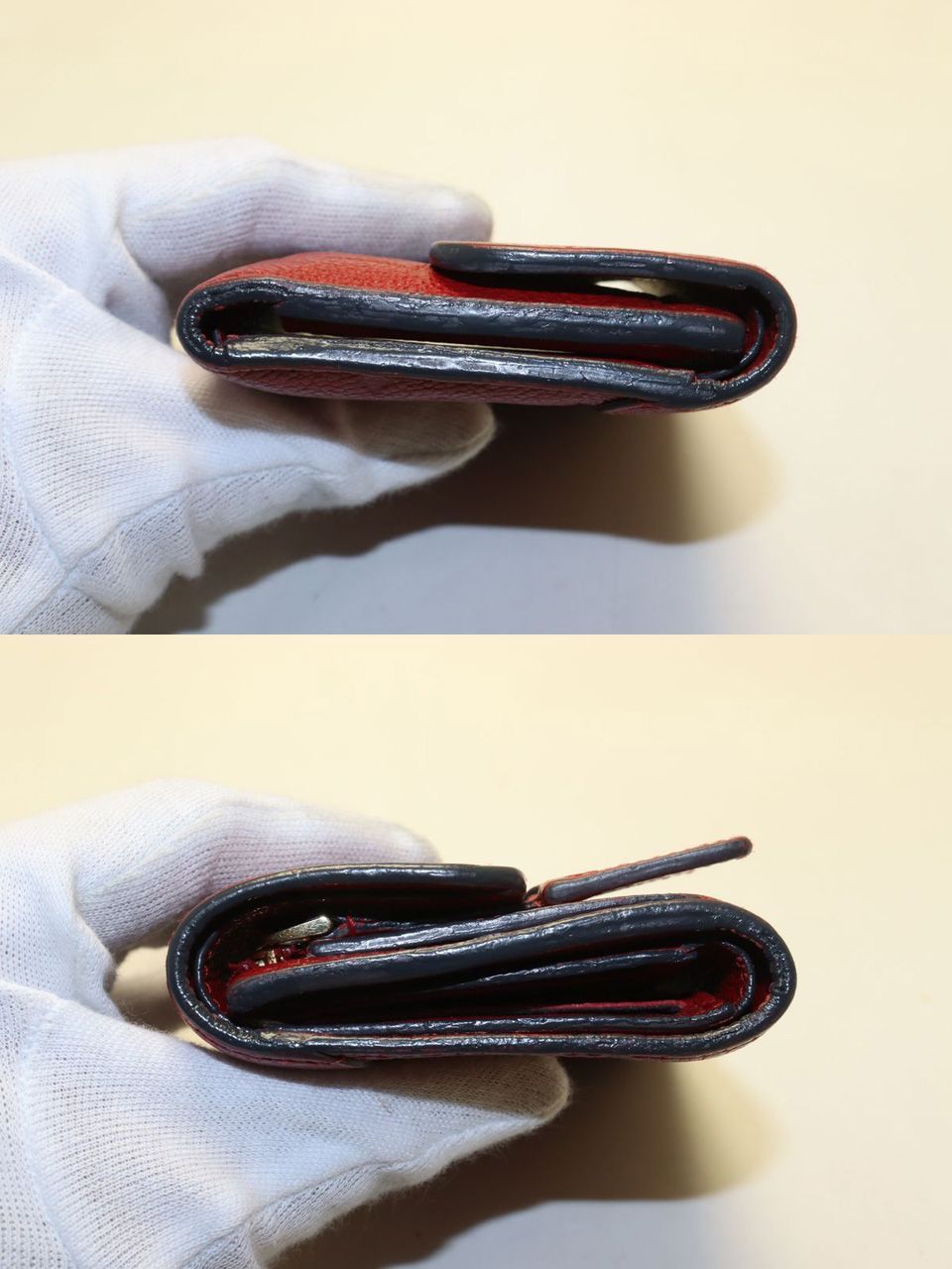 Louis Vuitton Monogram Empreinte Portefeuille Pont Neuf Leather Trifold Wallet — view 7