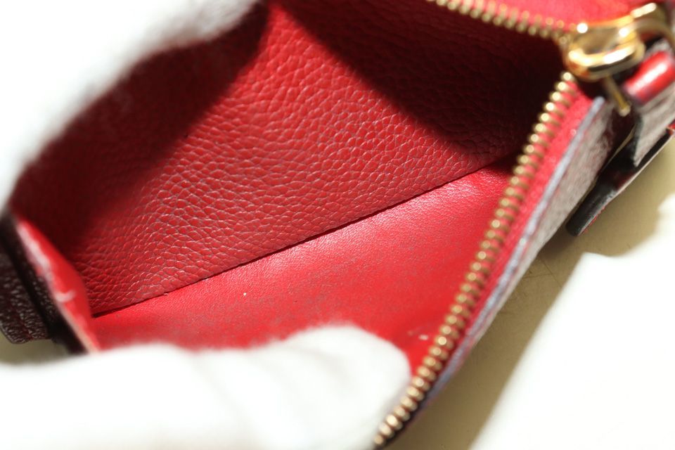 Louis Vuitton Monogram Empreinte Portefeuille Pont Neuf Leather Trifold Wallet — view 6
