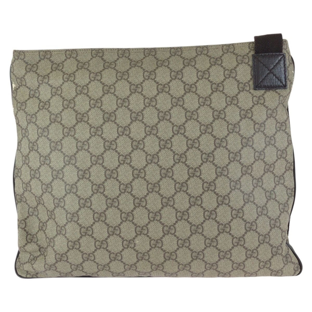 Gucci Beige Dark Brown GG Supreme Canvas Shoulder — view 2