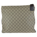 Gucci Beige Dark Brown GG Supreme Canvas Shoulder — view 2