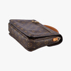 Louis Vuitton Pochette Metis MM Monogram Brown Canvas Handbag — view 6