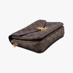 Louis Vuitton Pochette Metis MM Monogram Brown Canvas Handbag — view 5