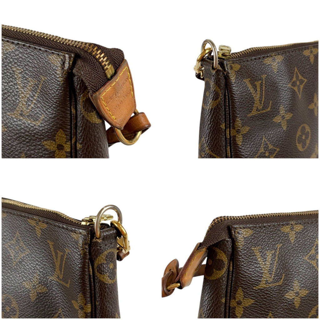 Louis Vuitton Pochette Monogram Lambskin Pouch Mini Handbag — view 4