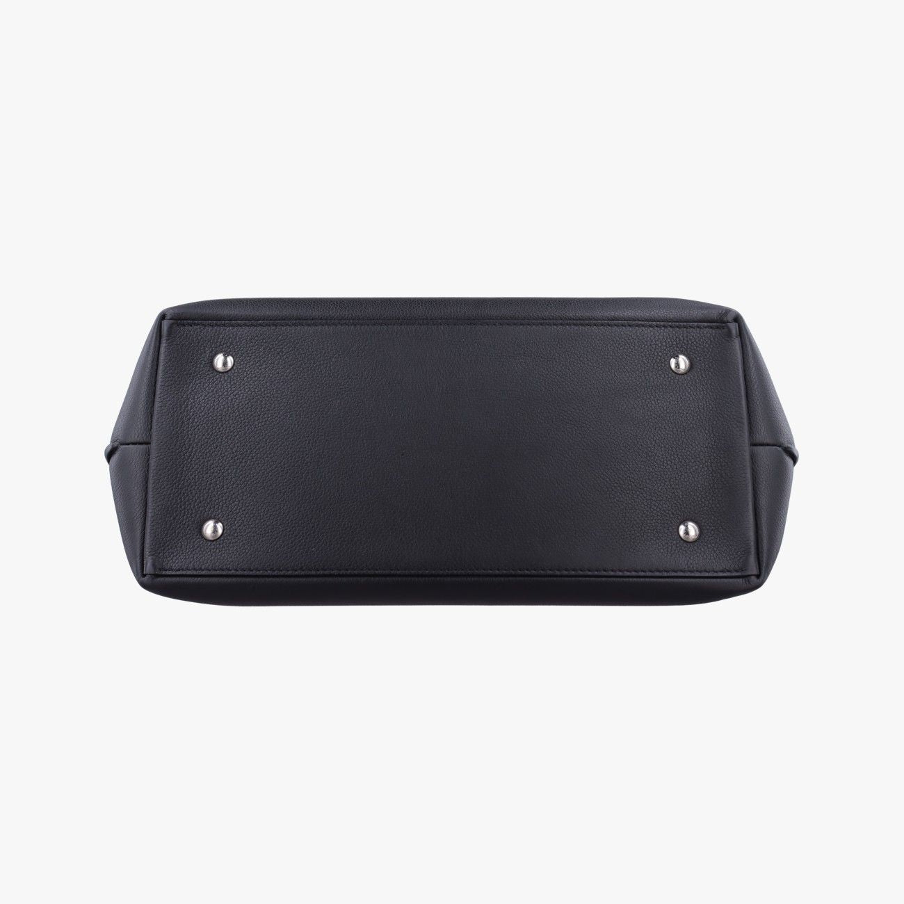 Louis Vuitton Lockme Day Noir Grain Calf Leather Handbag — view 3